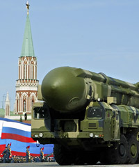 Russian intercontinental ballistic missile