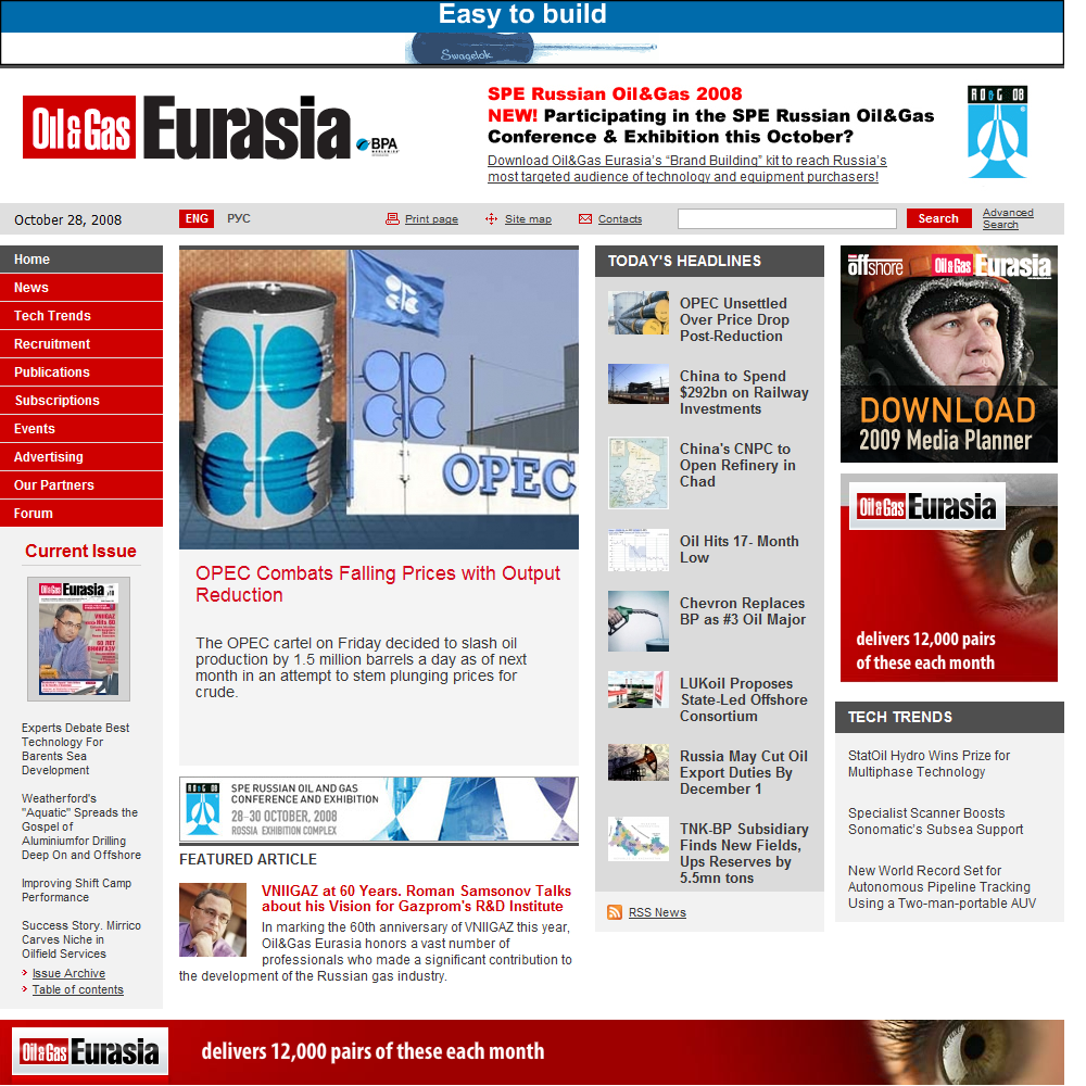 Oil & Gas Eurasia Magazine.