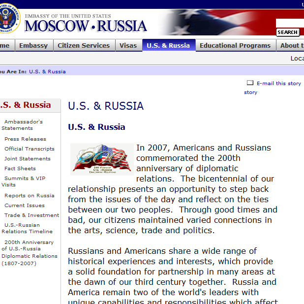 U.S. & Russia