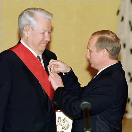 Yeltsin and Putin